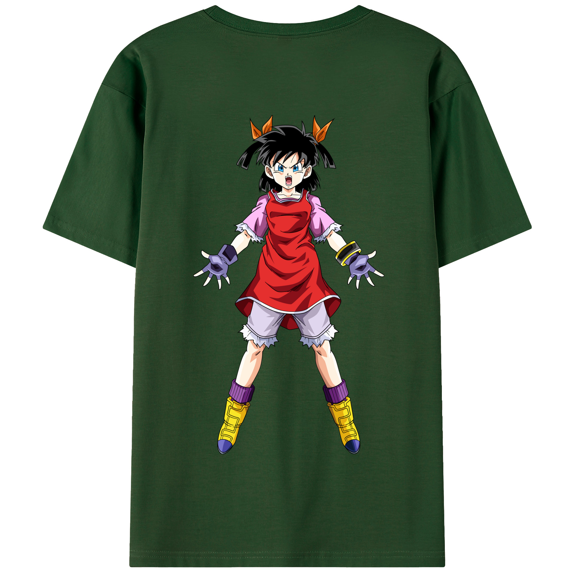 （画像用） ドラゴンボール パン DRAGON BALL Pan 綿100％半袖Tシャツ（背面プリント）
